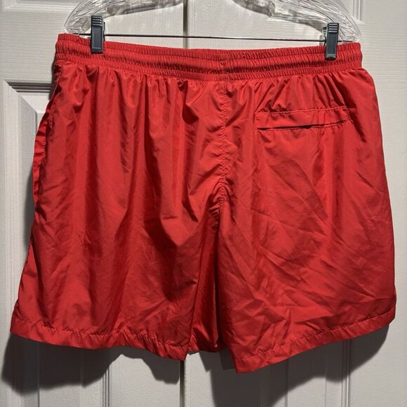 Under Armour Men's Essential Volley Loose Fit Mesh Lined Shorts Red Size XL - Picture 7 of 16